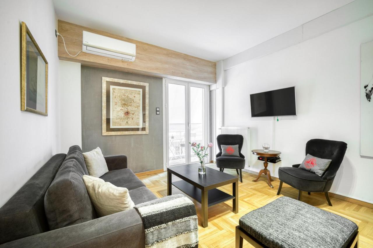 Delightful Stylish Two Bedroom Condo In Hip Area Of Central أثينا المظهر الخارجي الصورة